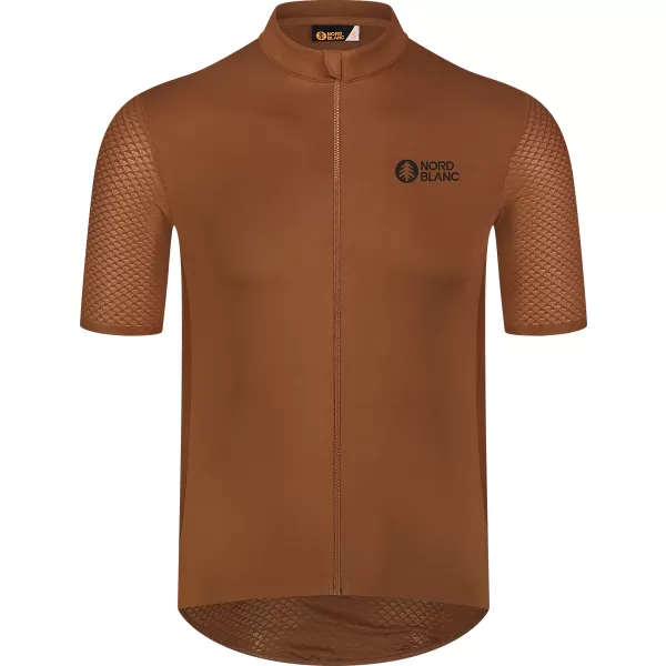  Moški kolesarski dres NORDBLANC WONDERMENT NBSMF8215 RJAVA 