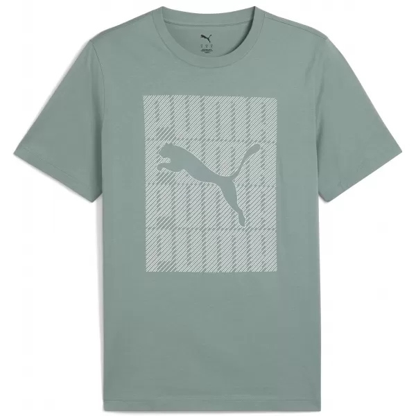  Srajca PUMA GRAPHICS WORDING TEE 684825_30 ZELENA LUNA 
