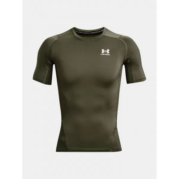  Moška majica s kratkimi rokavi UNDER ARMOUR HG ARMOUR COMP SS 1361518-390 ZELENA 