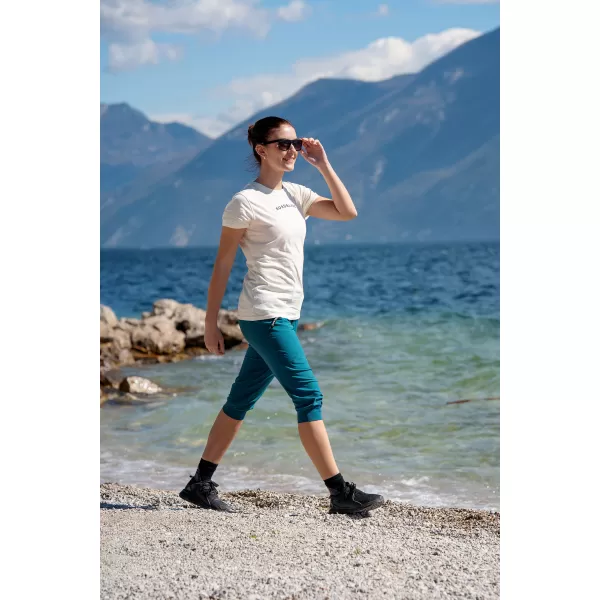  Ženska majica s kratkimi rokavi NORDBLANC INTERSECT NBSLT8179 KREMASTO BELA 