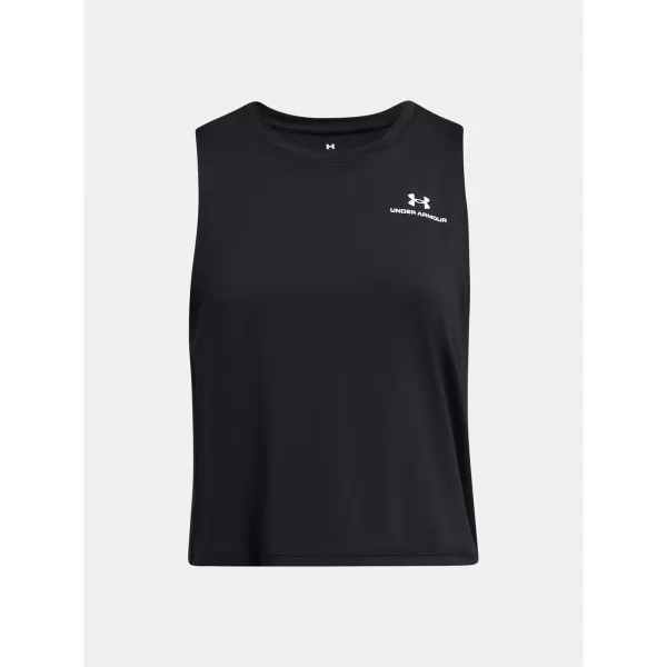  Ženski brezrokavnik UNDER ARMOUR VANISH ENERGY CROP TANK 1383654-001 ČRNA 