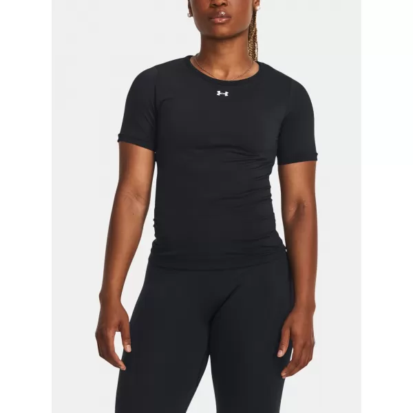  Ženska majica s kratkimi rokavi UNDER ARMOUR TRAIN SEAMLESS SS 1379149-001 ČRNA 
