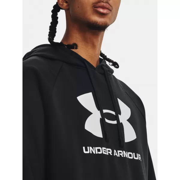  Moški pulover UNDER ARMOUR RIVAL FLEECE LOGO HD 1379758-001 ČRNA 
