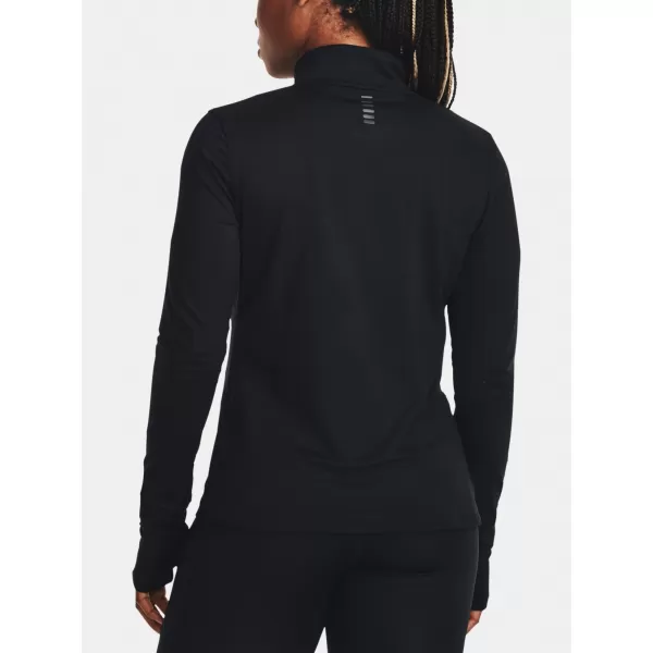  Ženska majica s kratkimi rokavi UNDER ARMOUR QUALIFIER RUN 1/2 ZIP 1379349-001 ČRNA 