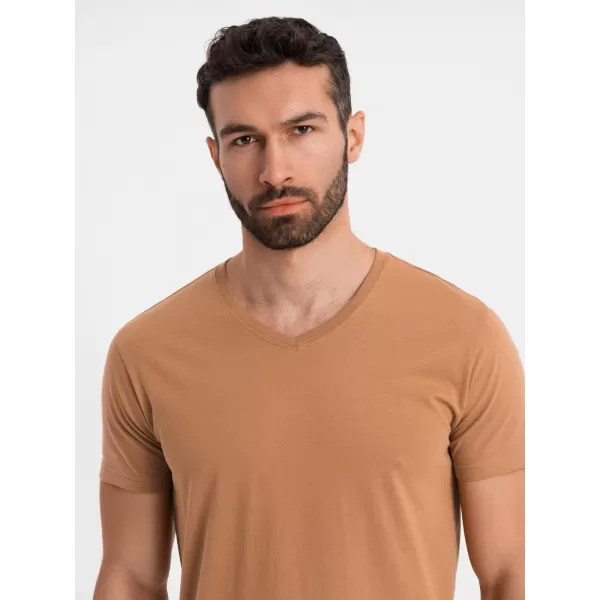  Srajca OMBRE OM-TSBS-0237 RJAVA 