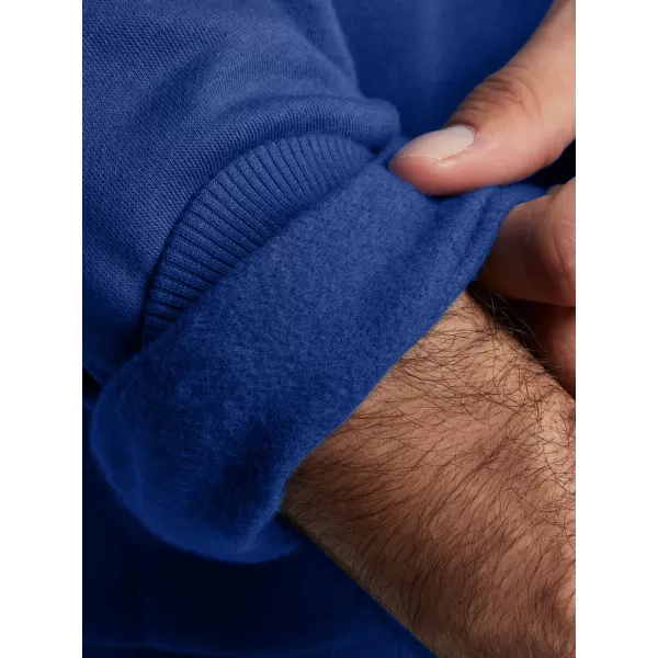  Moški pulover UNDER ARMOUR RIVAL FLEECE HOODIE 1379757-432 MODRA 