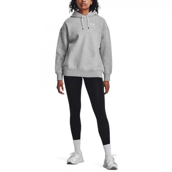  Ženski pulover UNDER ARMOUR ESSENTIAL FLC OS HOODIE 1379495-012 SIVA 