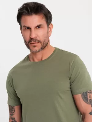 Srajca OMBRE OM-TSBS-0236 KHAKI