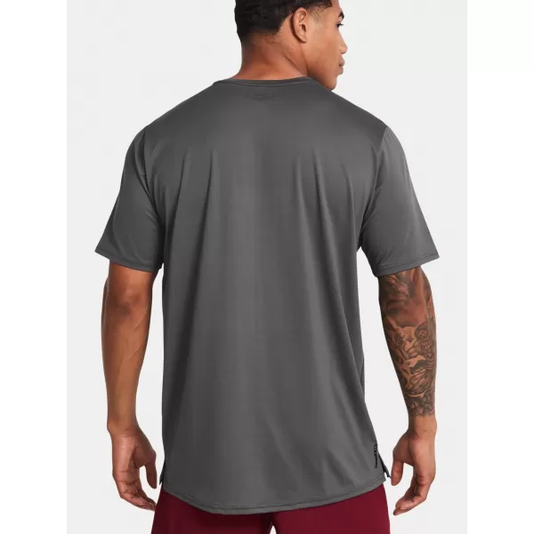  Moška majica s kratkimi rokavi UNDER ARMOUR VANISH ENERGY SS 1383973-025 SIVA 