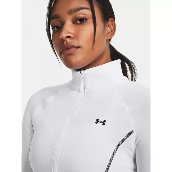  Ženska majica s kratkimi rokavi UNDER ARMOUR TRAIN CW 1/2 ZIP 1379886-100 BELA 