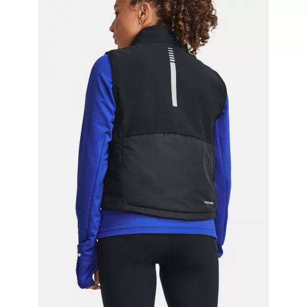  Ženski telovnik UNDER ARMOUR STRM SESSION RUN VEST 1378502-001 ČRNA 