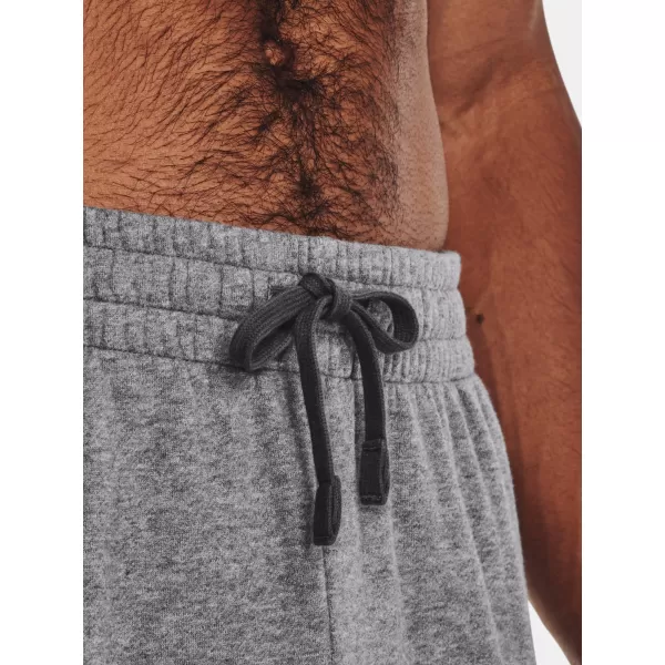  Moške trenirke UNDER ARMOUR RIVAL FLEECE JOGGERS 1379774-025 SIVA 