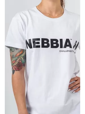 Majica s kratkimi rokavi GYM ESSENTIALS 380 WHITE Nebbia