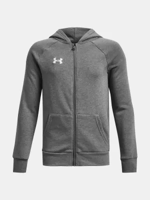 Fantovski pulover UNDER ARMOUR RIVAL FLEECE FZ HOODIE 1379794-025 SIVA