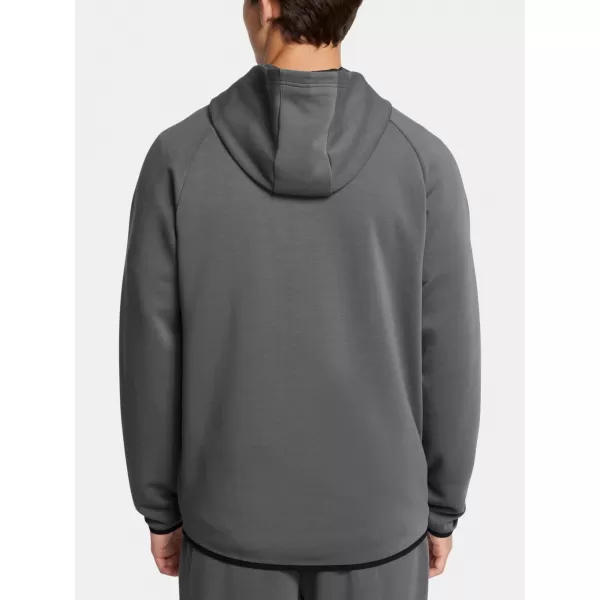  Moški pulover UNDER ARMOUR UNSTOPPABLE FLC FZ HD EU 1389352-025 SIVA 