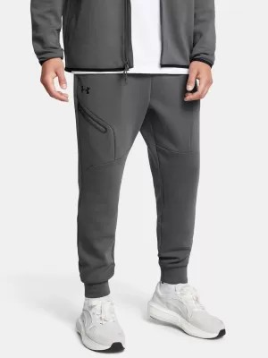 Moške trenirke UNDER ARMOUR UNSTOPPABLE FLC JGR EU 1389353-025 SIVA