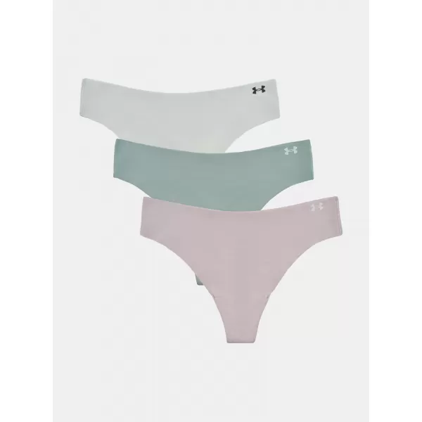  Ženske spodnjice UNDER ARMOUR PURE STRETCH NS THONG (3KS) 1383893-009 SIVA 