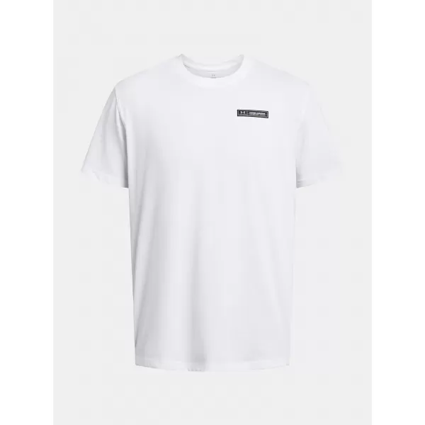 Moška majica s kratkimi rokavi UNDER ARMOUR HW ARMOUR LABEL SS 1382831-100 BELA 