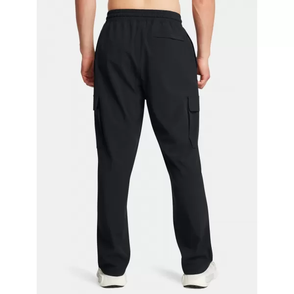  Moške športne hlače UNDER ARMOUR VIBE WOVEN CARGO PANTS 1386558-001 ČRNA 