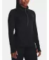 Ženska majica s kratkimi rokavi UNDER ARMOUR QUALIFIER RUN 1/2 ZIP 1379349-001 ČRNA