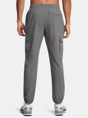 Moške športne hlače UNDER ARMOUR VIBE WOVEN CARGO PANTS 1386558-025 SIVA