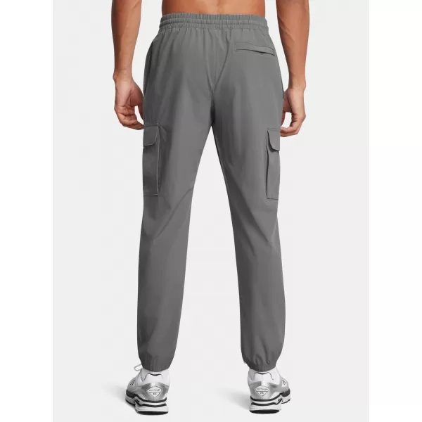  Moške športne hlače UNDER ARMOUR VIBE WOVEN CARGO PANTS 1386558-025 SIVA 