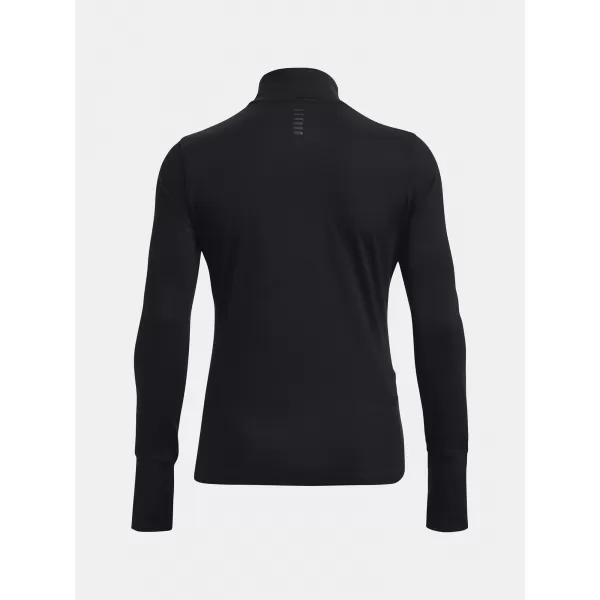  Ženska majica s kratkimi rokavi UNDER ARMOUR QUALIFIER RUN 1/2 ZIP 1379349-001 ČRNA 