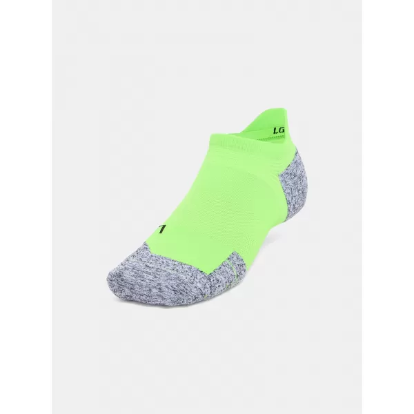  Nogavice UNDER ARMOUR AD RUN CUSHION NS TAB (1 PÁR) 1376075-389 ZELENA 