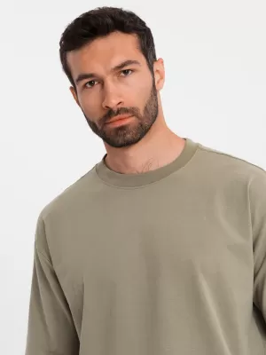 Srajca OMBRE OM-TSBC-0234 KHAKI