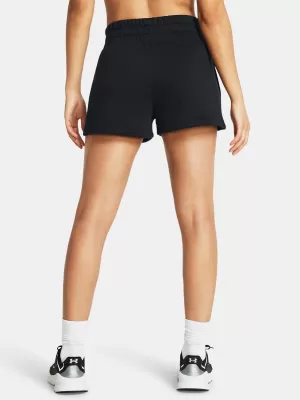 Ženske kratke hlače UNDER ARMOUR ICON FLEECE BOXER SHORTS 1382725-001 ČRNA