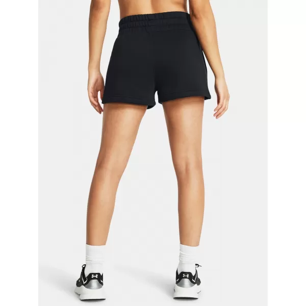  Ženske kratke hlače UNDER ARMOUR ICON FLEECE BOXER SHORTS 1382725-001 ČRNA 