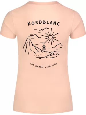 Ženska majica s kratkimi rokavi NORDBLANC INTERSECT NBSLT8179 SVETLO ROZA