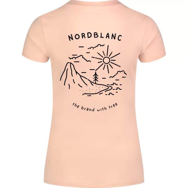  Ženska majica s kratkimi rokavi NORDBLANC INTERSECT NBSLT8179 SVETLO ROZA 