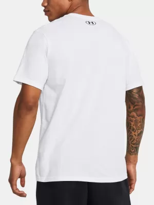 Moška majica s kratkimi rokavi UNDER ARMOUR UA GL FOUNDATION UPDATE SS 1382915-100 BELA
