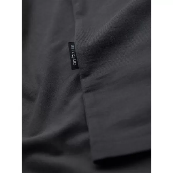  Srajca OMBRE OM-TSBS-0237 GRAFIT 
