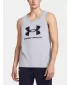 Moški brezrokavnik UNDER ARMOUR SPORTSTYLE LOGO TANK 1382883-035 SIVA