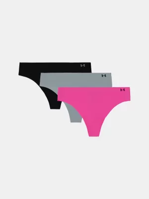 Ženske spodnjice UNDER ARMOUR PURE STRETCH NS THONG (3KS) 1383893-652 ROZA
