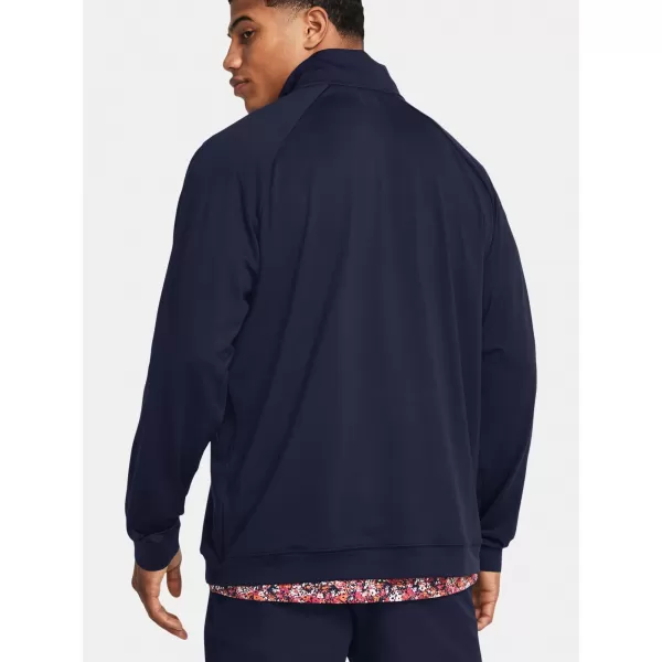  Moški pulover UNDER ARMOUR MIDLAYER QZ LB 1383254-410 MODRA 
