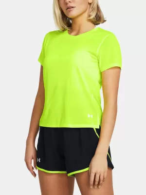 Ženska majica s kratkimi rokavi UNDER ARMOUR LAUNCH SHORTSLEEVE 1382434-731 ZELENA