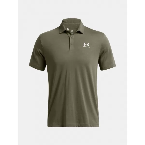  Moška majica s kratkimi rokavi UNDER ARMOUR ICON POLO 1386608-390 ZELENA 