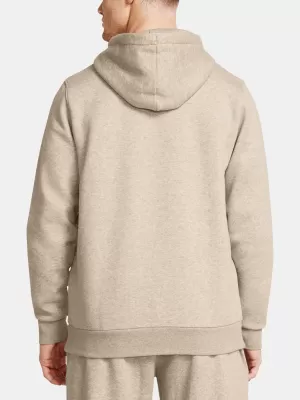 Moški pulover UNDER ARMOUR UA ESSENTIAL FLEECE HOODIE 1373880-203 RJAVA