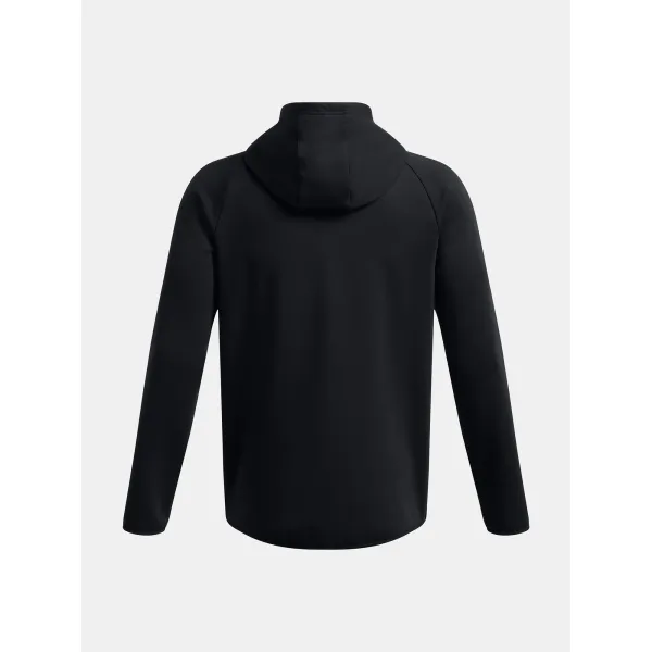  Moški pulover UNDER ARMOUR UNSTOPPABLE FLC FZ HD EU 1389352-001 ČRNA 