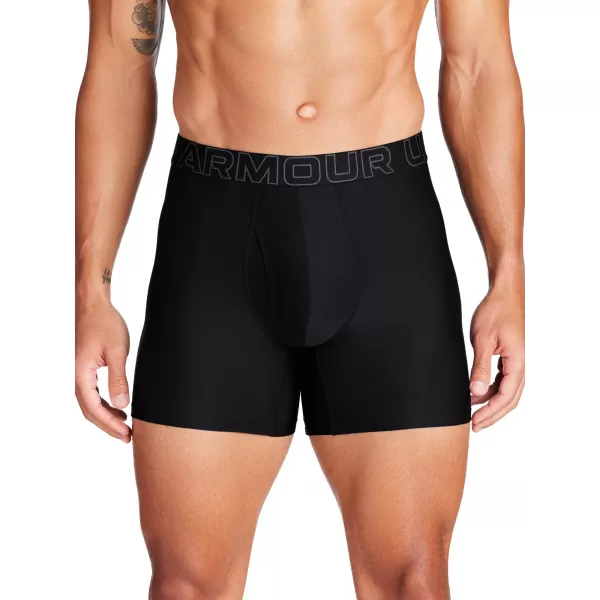  Moške boksarice UNDER ARMOUR M PERF TECH 6IN (1KS) 1383849-001 ČRNA 
