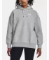 Ženski pulover UNDER ARMOUR ESSENTIAL FLC OS HOODIE 1379495-012 SIVA