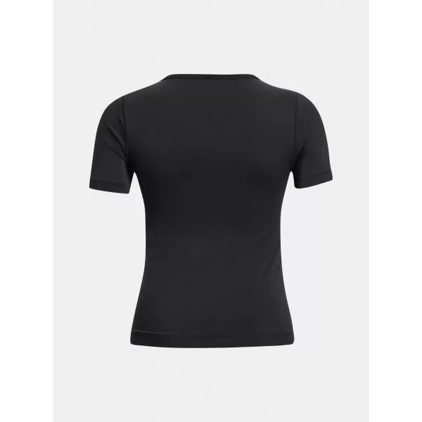  Ženska majica s kratkimi rokavi UNDER ARMOUR TRAIN SEAMLESS SS 1379149-001 ČRNA 