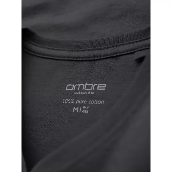  Srajca OMBRE OM-TSBS-0237 GRAFIT 