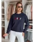 Damske trenirke DSTREET BY1410 TEMNO MODRA