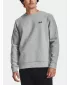 Moški pulover UNDER ARMOUR UNSTOPPABLE FLC CREW 1381688-011 SIVA