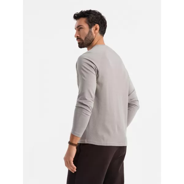  Srajca OMBRE OM-LSCL-0109 PEPEL 