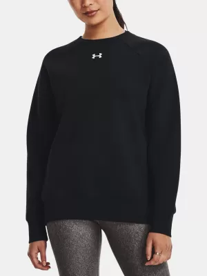 Ženski pulover UNDER ARMOUR RIVAL FLEECE CREW 1379508-001 ČRNA
